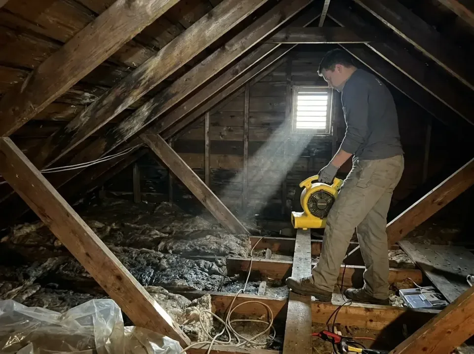 attic-water-damage-drying-proc-007 — frequently asked questions, Emergency Water Extraction & 24/7 Flood Response in Steiner…